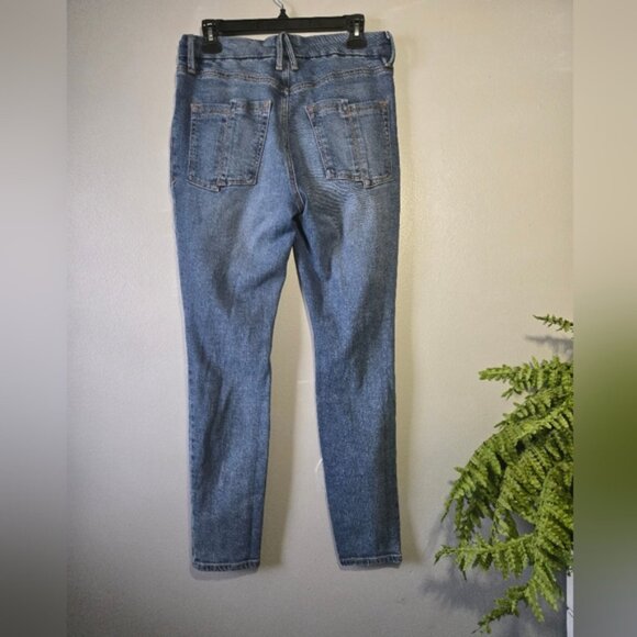 Good American Good Legs Distressed Skinny Jeans – Size 8/29 - Picture 4 of 8